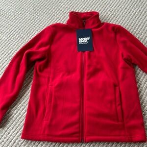 NWT red fleece jacket